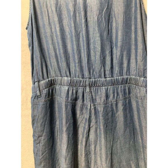 Anthropologie Blue Denim Jumpsuit - Picture 6 of 16